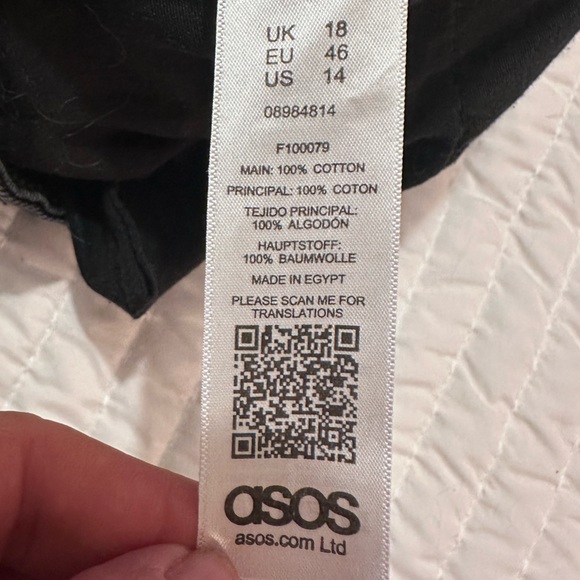 ASOS High Rise Denim Shorts - Picture 3 of 7